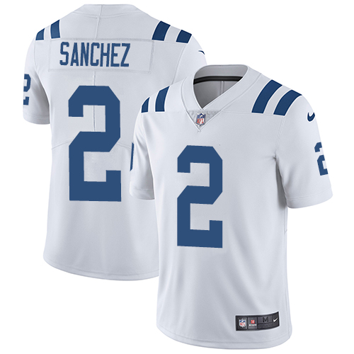 Indianapolis Colts #2 Limited Rigoberto Sanchez White Nike NFL Road Youth Vapor Untouchable jerseys->indianapolis colts->NFL Jersey